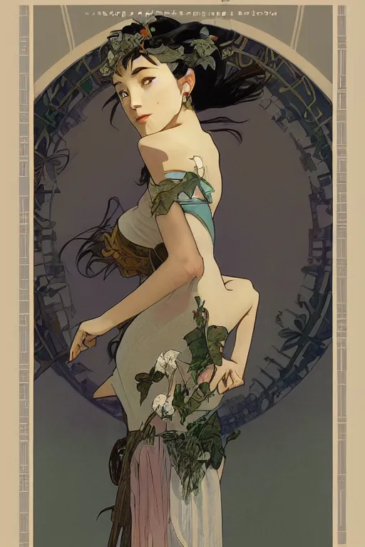 Image similar to Poster artwork, Peter Green, medium shot, details, sharp focus, illustration, by Jordan Grimmer and Alphonse Mucha and greg rutkowski and PiNe (パイネ) and 薯子 Imoko and 香川悠作 and maya takamura, intricate, beautiful, Trending on artstation, pixiv, digital Art