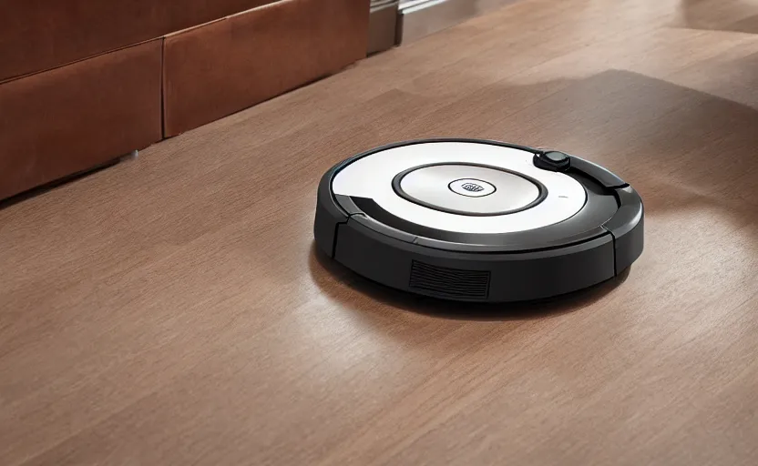 Image similar to A roomba avoiding danger in a dungeon owned by amazon