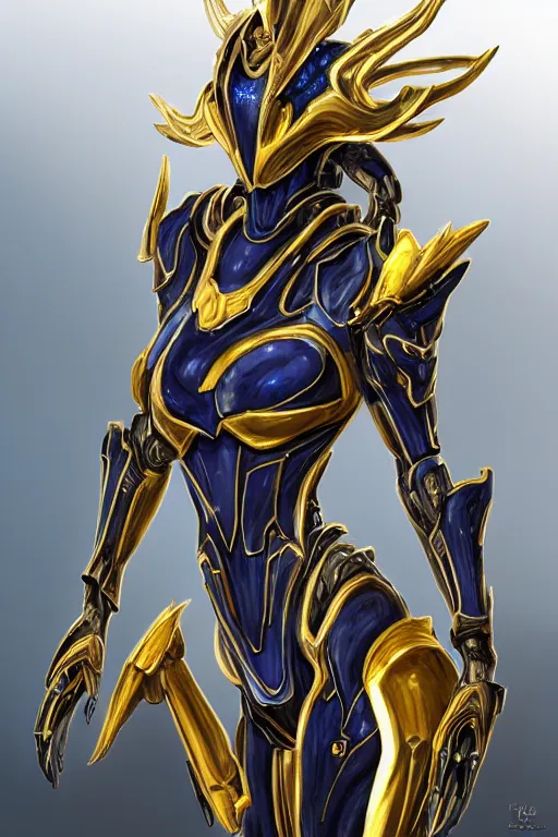 Image similar to intricate high detail elegant beautiful stunning quality cosmic huge goddess giantess hot female warframe anthro mecha female dragon, gold body, sleek metal ears, sleek eyes, smooth blue skin, sleek gold armor, bigger than galaxy, epic proportions, epic scale, epic size, warframe destiny art, furry, dragon art, goddess, giantess, furaffinity, octane