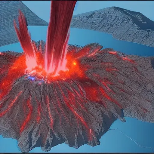 Image similar to planet mustafar from star wars revenge of the sith