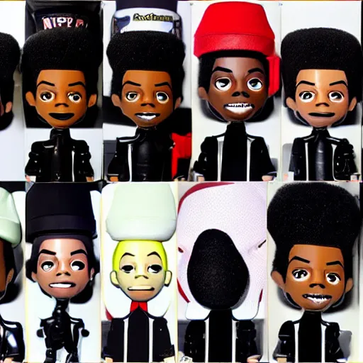 Image similar to black face, michael jackson, michael jackson, michael jackson, michael jackson, michael jackson, michael jackson, michael jackson, michael jackson, ( ( ( mickey mouse ) ) ), nendroid, butcher billy style