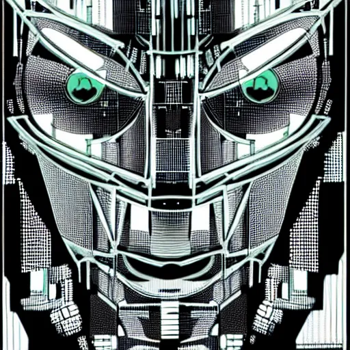 Prompt: close up cyberborg face, intricate, veins, by Hugo pratt, ultradetailed