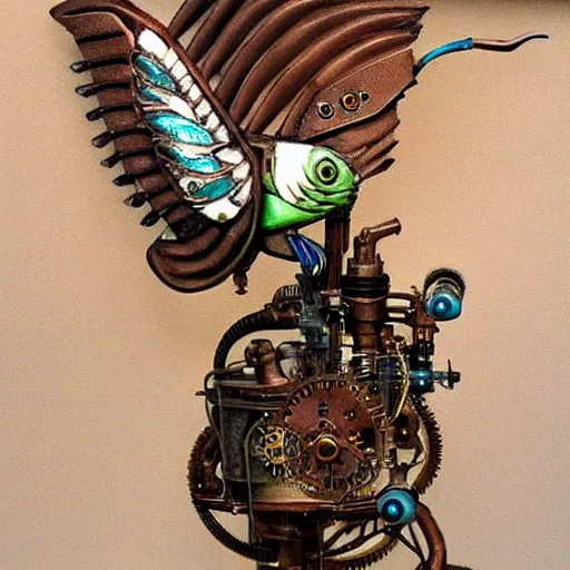 Image similar to steampunk!!!! Hummingbird