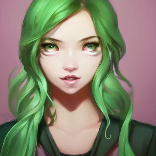 Prompt: a portrait from league of legends, pastel green, art by lois van baarle and loish and ross tran and rossdraws and sam yang and samdoesarts and artgerm and saruei and disney and wlop, digital art, highly detailed, intricate, sharp focus, trending on artstation hq, deviantart, unreal engine 5, 4 k uhd image