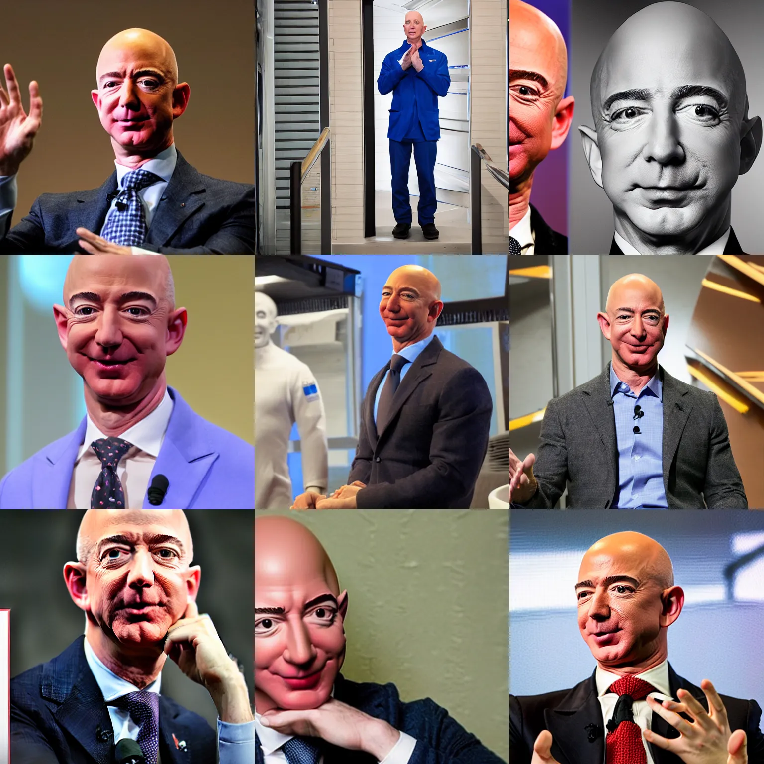 Prompt: Jeff Bezos as Dr Evil