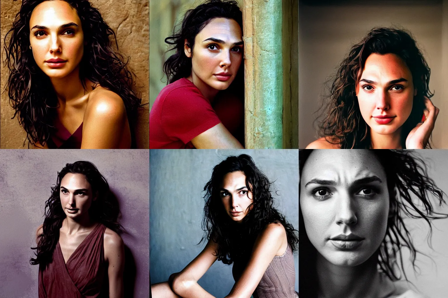 Prompt: portrait of Gal Gadot by Steve McCurry, face