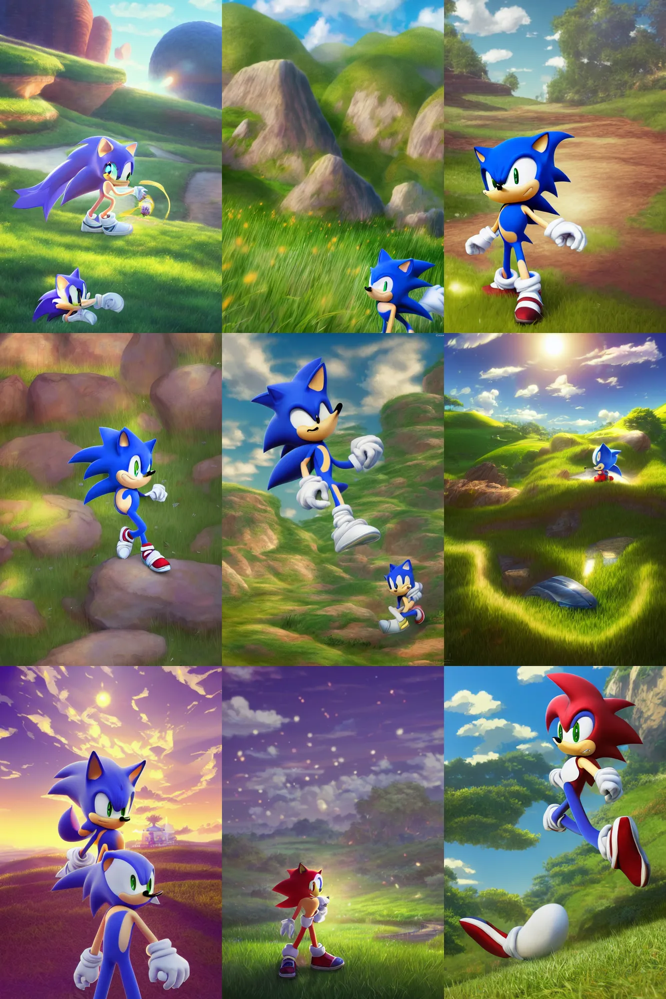 Prompt: sonic the hedgehog windows xp, serene evening atmosphere, soft lens, soft light, cel - shading, animation, in the style of cgsociety, deviantart, artstation, zbrush, cinema 4 d, studio ghibli, akihiko yoshida, atelier lulua, masamune shirow