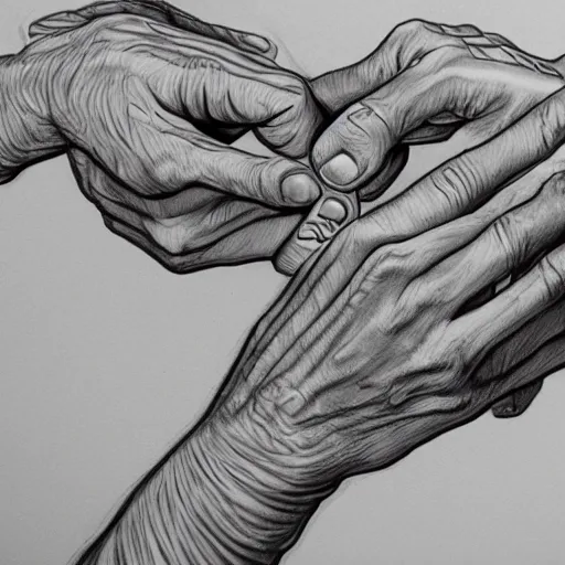 drawing hands mc escher