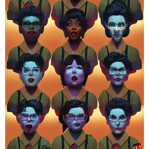 Image similar to face icon stylized minimalist ghostbusters, loftis, cory behance hd by jesper ejsing, by rhads, makoto shinkai and lois van baarle, ilya kuvshinov, rossdraws global illumination