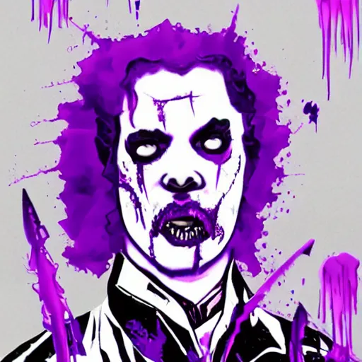 Image similar to zombie prince purple rain