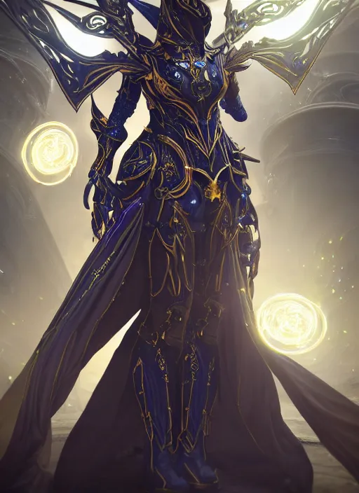 Image similar to photo of a sorceress near mage tower, warframe armor, cyborg, magical dress, fantasy, interesting angle, sharp focus, 8 k high definition, insanely detailed, intricate, intelligent, art by kazuya takahashi, fenghua zhong, sangsoo jeong, kevin hou