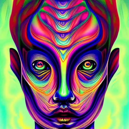 Prompt: an extremely psychedelic portrait of a ghost, surreal, lsd, face, detailed, intricate, elegant, lithe, highly detailed, digital painting, artstation, concept art, smooth, sharp focus, illustration, art