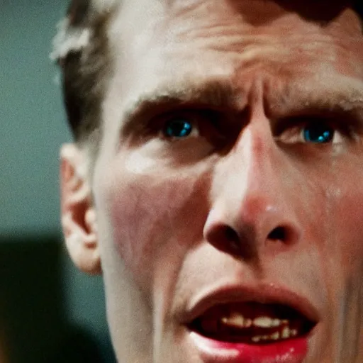 Image similar to Live Action Still of Jerma in Psycho (film), real life, hyperrealistic, ultra realistic, realistic, highly detailed, epic, HD quality, 8k resolution, body and headshot, film still