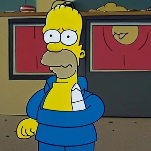 Image similar to Homer Simpson in better call saul