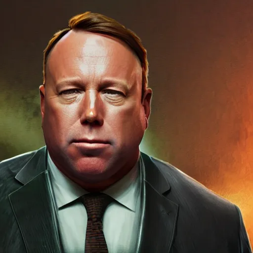 Image similar to hyperrealistic mixed media image of alex jones from info wars as a toad, stunning 3 d render inspired art by istvan sandorfi and greg rutkowski, perfect symmetry, realistic, highly detailed attributes and atmosphere, dim volumetric cinematic lighting, 8 k octane extremely hyper - detailed render, post - processing, masterpiece,