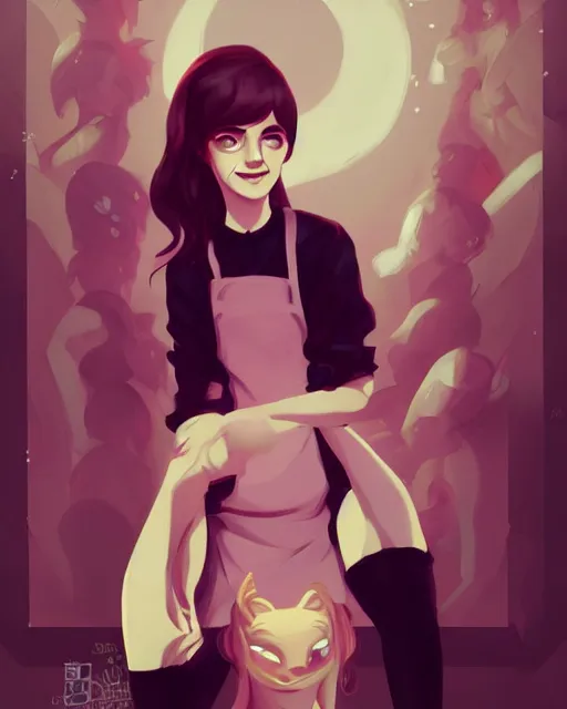 Image similar to beautiful full body Emma Watson smiling lois van baarle and loish and ross tran and rossdraws and sam yang and samdoesarts and artgerm