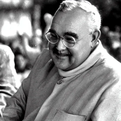 Prompt: john candy as ghandi, movie still