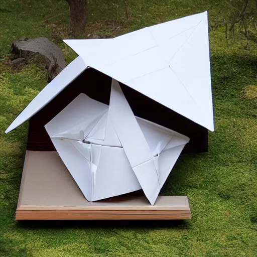 Image similar to photo of origami house