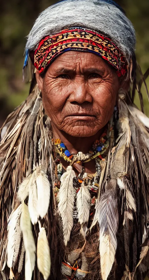 Prompt: Indigenous people portraits