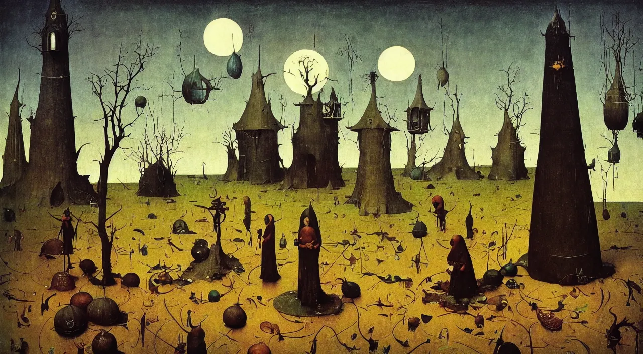 Image similar to single flooded simple!! curved gourd tower anatomy, very coherent and colorful high contrast masterpiece by norman rockwell franz sedlacek hieronymus bosch dean ellis simon stalenhag rene magritte gediminas pranckevicius, dark shadows, sunny day, hard lighting