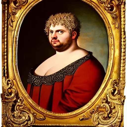 Image similar to A 17th century Baroque Painting of Emperor Nero, portrait of Emperor Nero, grainy, realistic, very realistic, hyperrealistic, highly detailed, very detailed, extremely detailed, very neat, very epic, very cool, detailed, trending on artstation