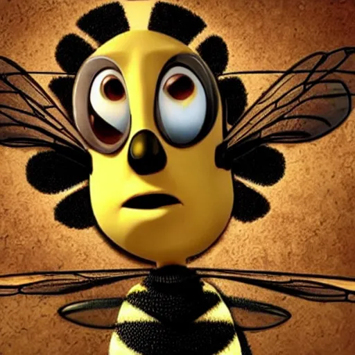 Image similar to bee movie as a horror film