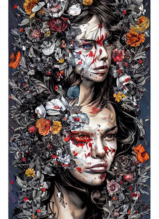 Image similar to the dead of night, by Sandra Chevrier and Dan Mumford