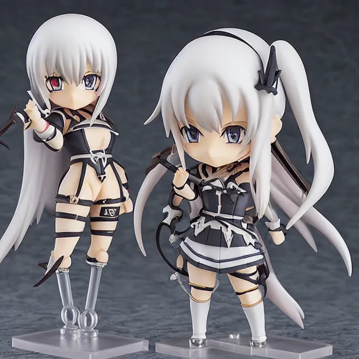 Prompt: Jordis the Sword-Maiden, An anime Nendoroid of Jordis the Sword-Maiden, figurine, detailed product photo