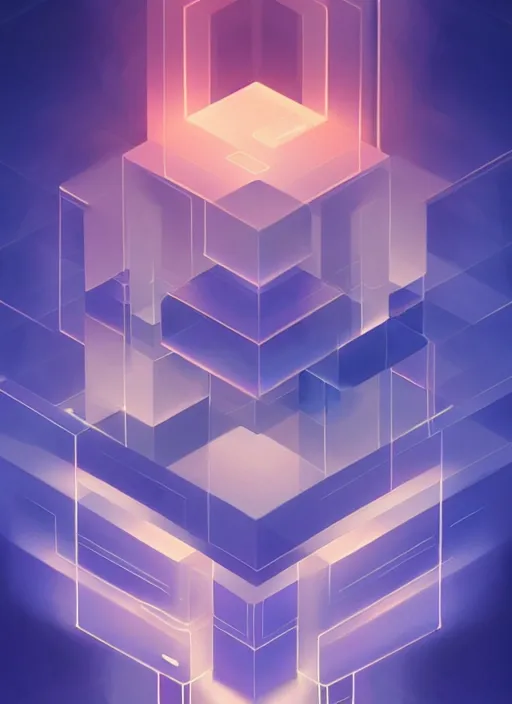 Prompt: symmetry!! product render abstract mysterious cube floating, glowing lights!! intricate elegant, highly detailed, digital painting, artstation, concept art, smooth, sharp focus, illustration, art by artgerm