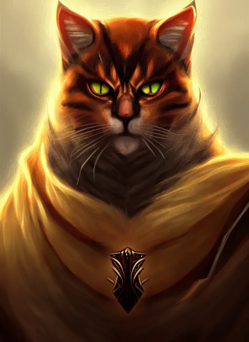 Image similar to a portrait of meoguard in elden ring!!