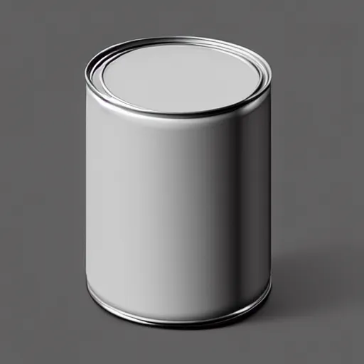 Image similar to can of paint, minimal, modern