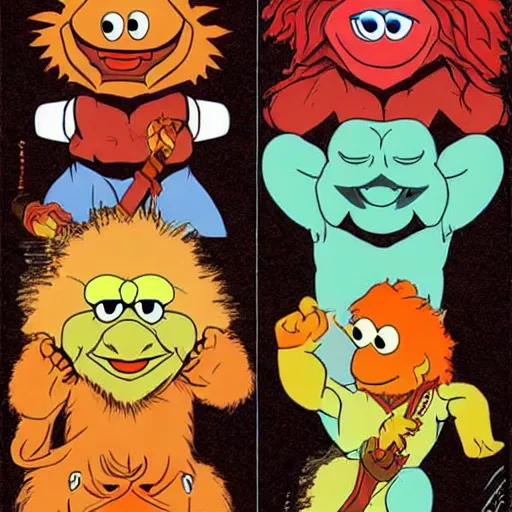 Image similar to thundercats as muppets by jim henson