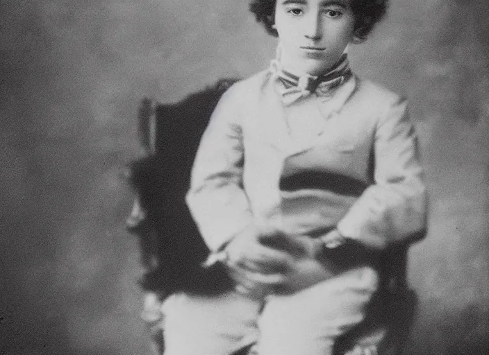 Image similar to professional fine detailed photo portrait of young alexander pushkin from makhachkala, dagestan. kid alexander pushkin in the postsoviet suburbia, iphone photo, instagram, black and white