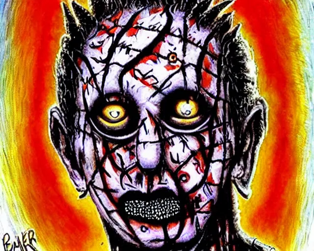 Image similar to clive barker