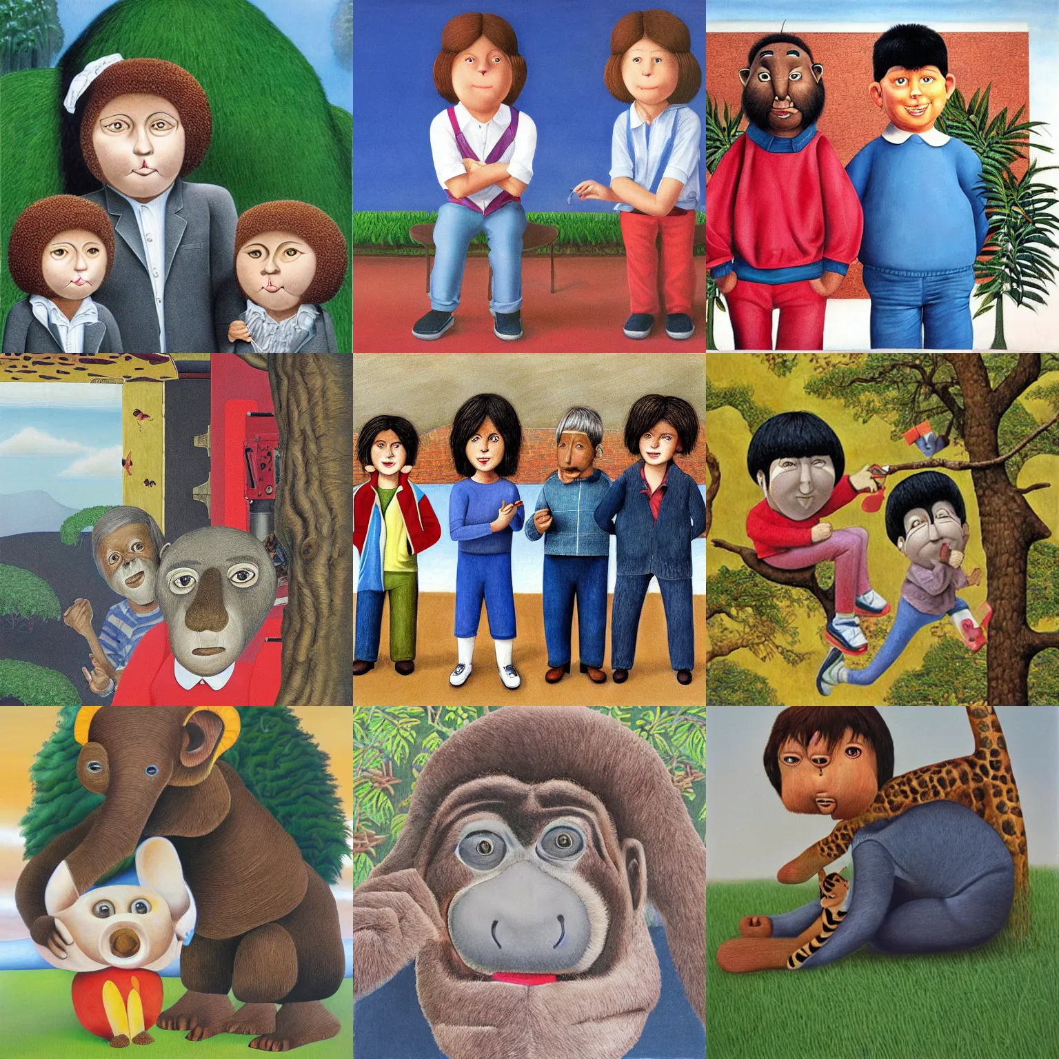 Prompt: artwork by anthony browne