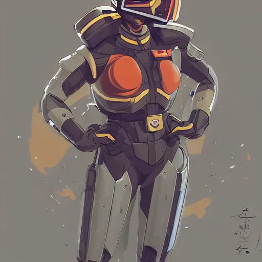 Image similar to a portrait of a stunning beautiful elite kim kardashian gundam pilot, with an intricate, detailed, urban inspired hiphop afro futuristic helmet, vector behance hd jesper ejsing, rhads, makoto shinkai, lois van baarle, ilya kuvshinov, rossdraws, hd, 3 2 k, ilya kuvshinov, gustav klimt