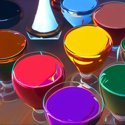 Image similar to liquids, colorful, cinematic, by ilyu kuvshinov, super detailed, unreal engine 5
