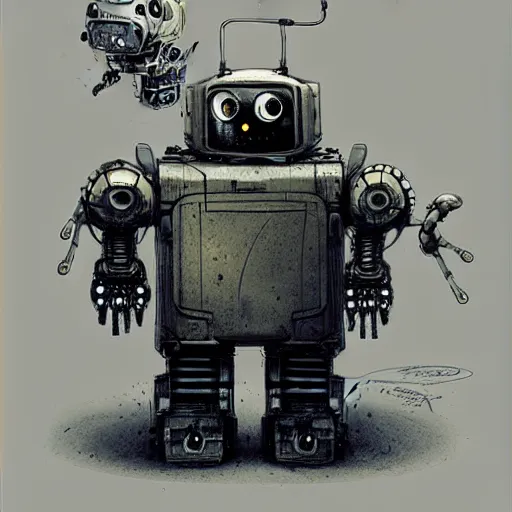 Image similar to robot by jean - baptiste monge