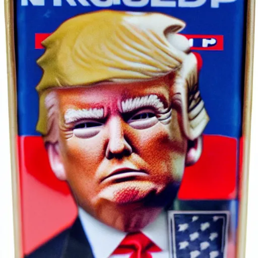 Image similar to donald trump minimalist action figure in original packaging