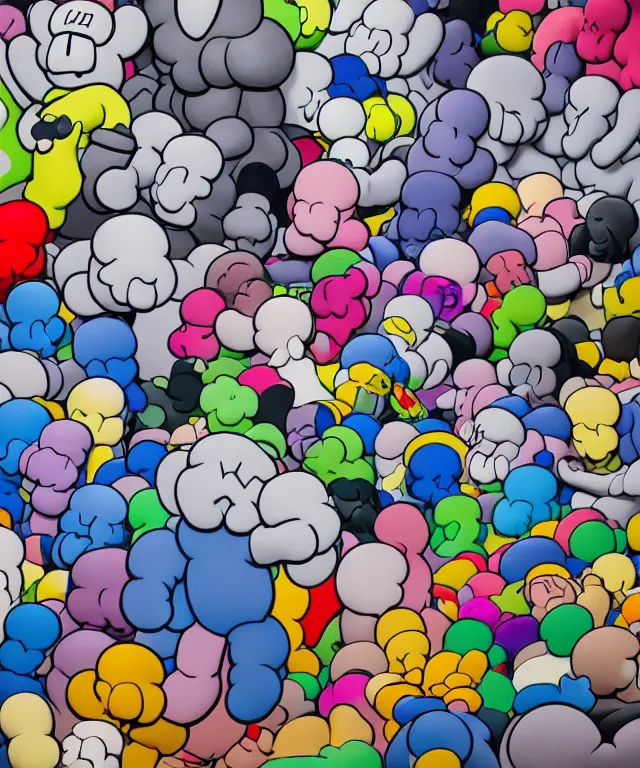 Image similar to kaws artwork