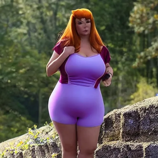 Prompt: curvy scooby doo