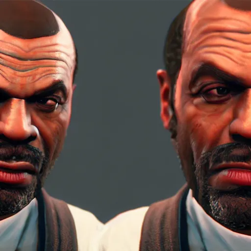 Image similar to high the pain harold in gta 5, unreal engine 5 detail, by gta 5