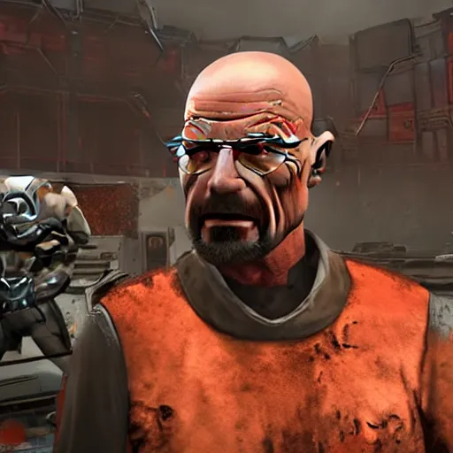 Image similar to Walter White in Doom eternal