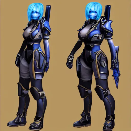 Image similar to full body shot of 2B as a Starcraft 2 commander, highly-detailed