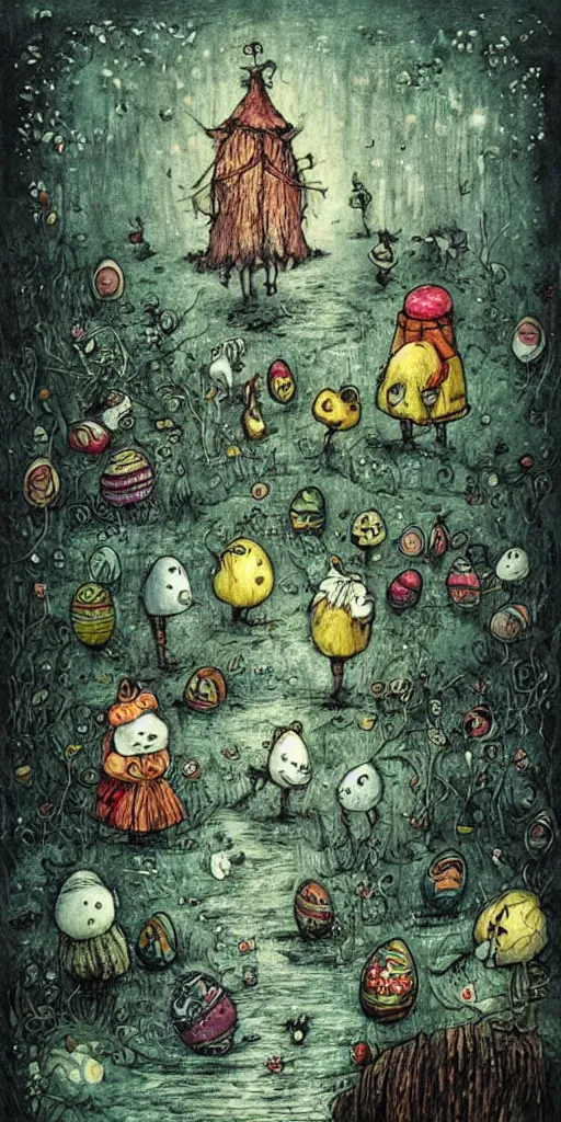 Image similar to an easter scene by alexander jansson