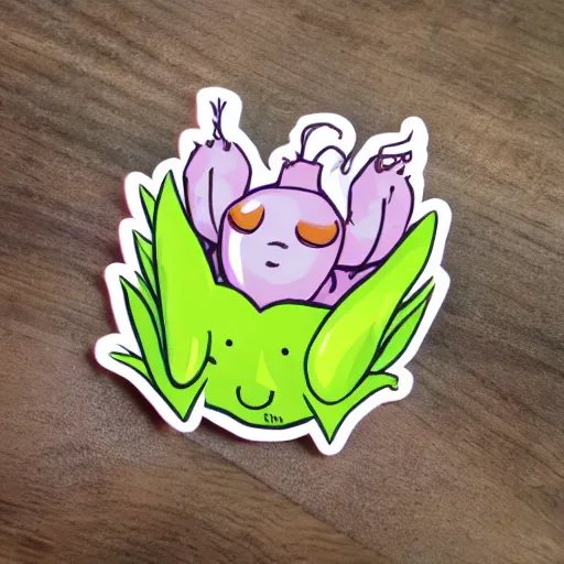 Image similar to cute mandrake sticker