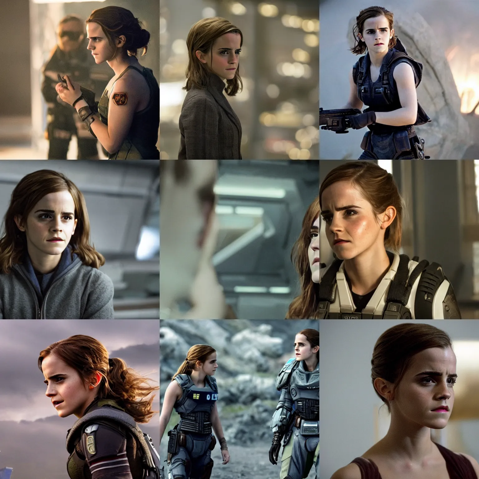 Prompt: Movie still of Emma Watson in StarCraft
