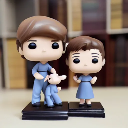 Prompt: a precious moments figurine of a funko pop