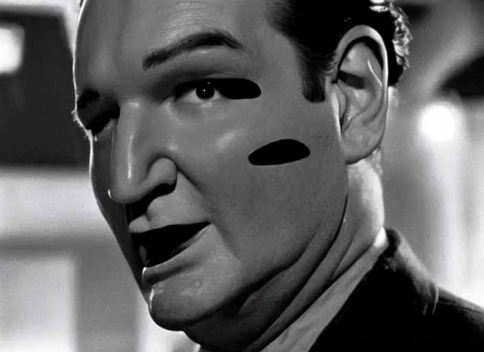 Image similar to ted cruz as candyman, movie still, from the candyman 1 9 9 2 movie, 8 k, realistic