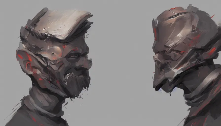 Image similar to concept art by jama jurabaev, brush hard, artstation, high quality, brush stroke